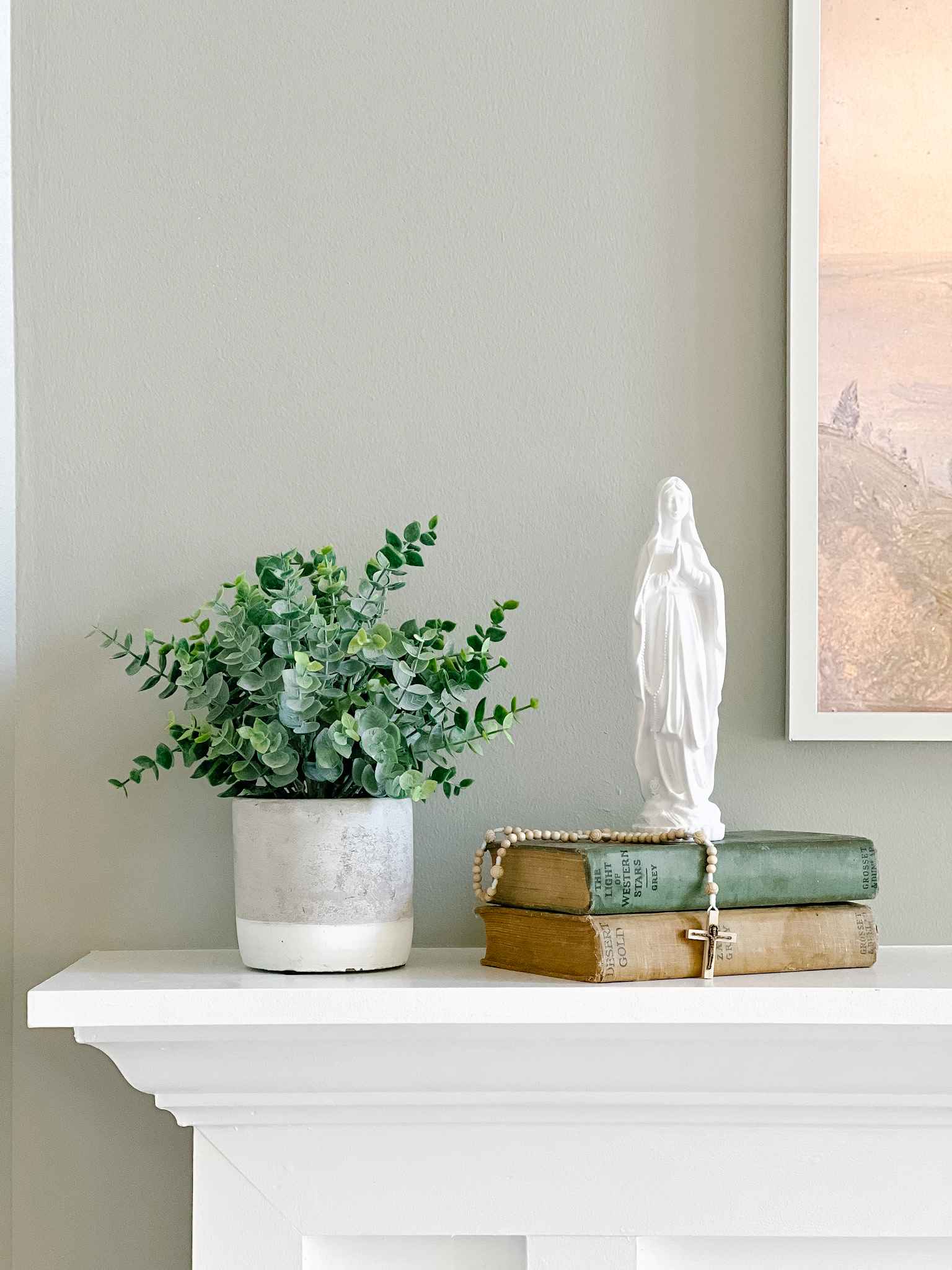 Our Lady of the Rosary Statue - Handcrafted Catholic Religious Statue for Home Altar, Prayer Room & Garden Decor - Perfect for Devotion & Spiritual Gifts
