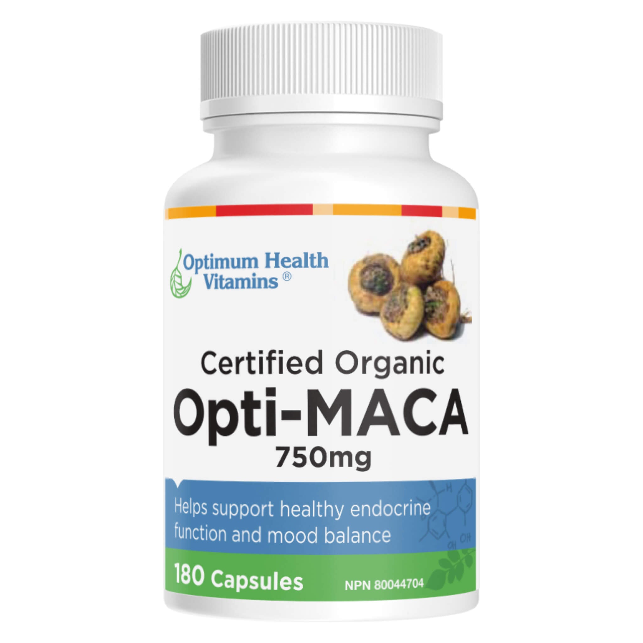 Opti Maca 750 mg Peruvian Maca Root Capsules - Natural Energy Booster, Hormone Balance & Stress Relief Supplement for Men & Women - Perfect for Workout, Focus & Daily Wellness