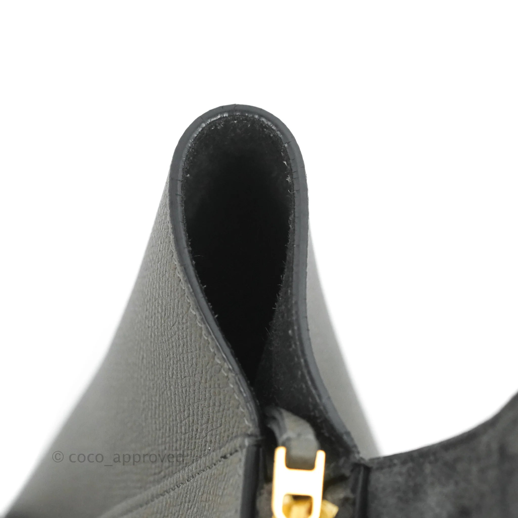 Celine Mini Belt Bag in Grey Grained Calfskin with Gold Hardware - Perfect for Everyday Use, Work & Travel