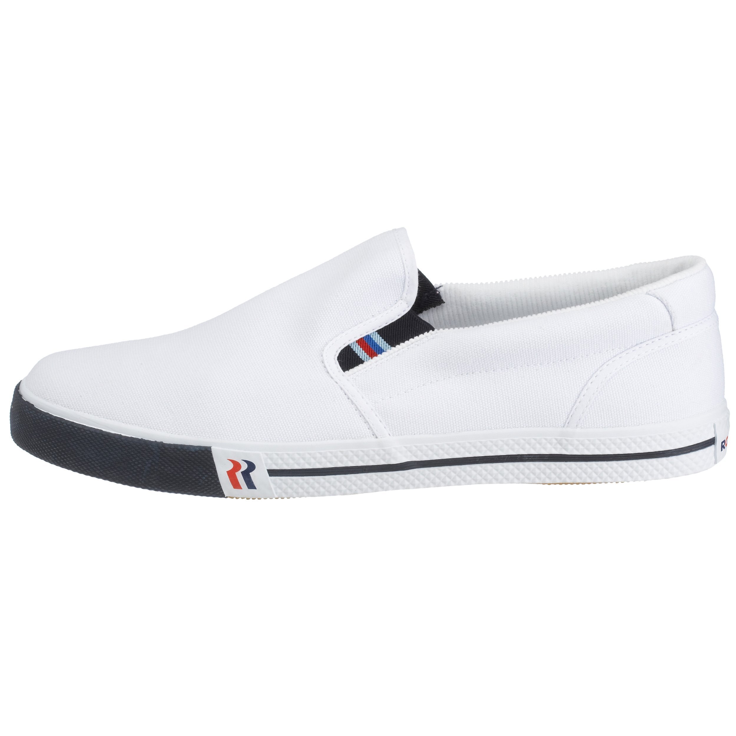 Romika Men's Loafers Boat Shoes - Comfortable Slip-On Casual Shoes for Men & Women (White, Size 16.5 Women/15 Men) - Perfect for Office, Travel & Everyday Wear