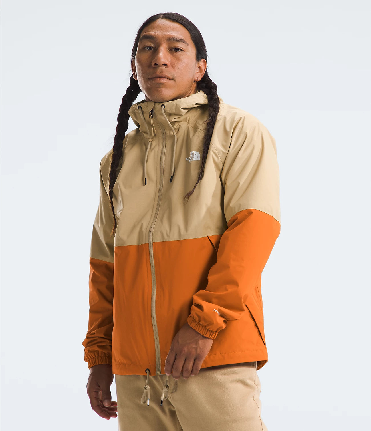 Antora Men's Rain Hoodie - Waterproof Windbreaker Jacket for Outdoor Hiking & Commuting | NF0A7QF3