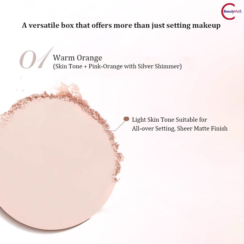 UODO Silk Matte Pressed Powder - Oil Control & Long Lasting Makeup Setting Powder for Face | Perfect for Daily Use & Special Occasions