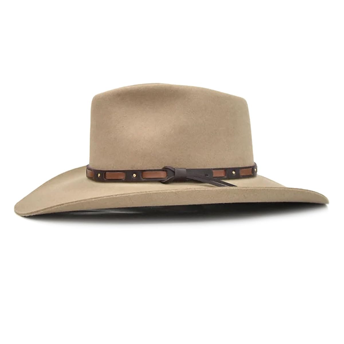Stetson Hutchins 3X Wool Felt Stone Cowboy Hat for Men - Western Style, Durable & Comfortable - Perfect for Rodeo, Ranch Work, and Outdoor Adventures (SWHUTC-403420)