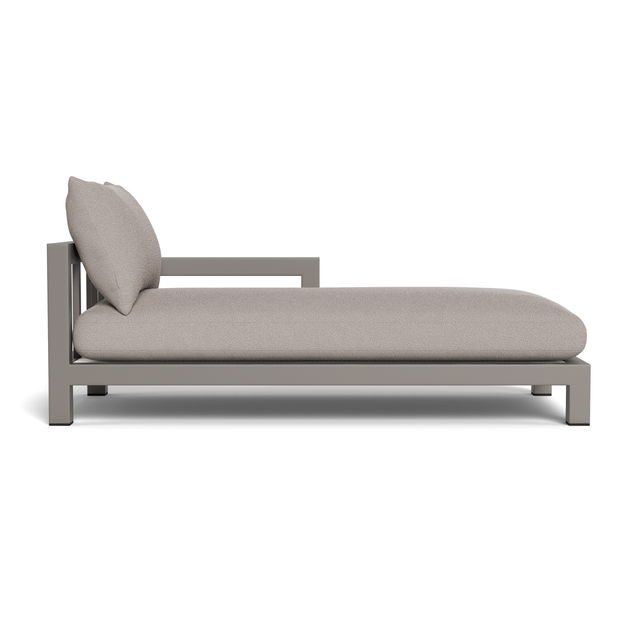 Pacific Aluminum Chaise Lounge Chair - Lightweight & Durable Outdoor Patio Furniture for Poolside, Beach, Garden Relaxation