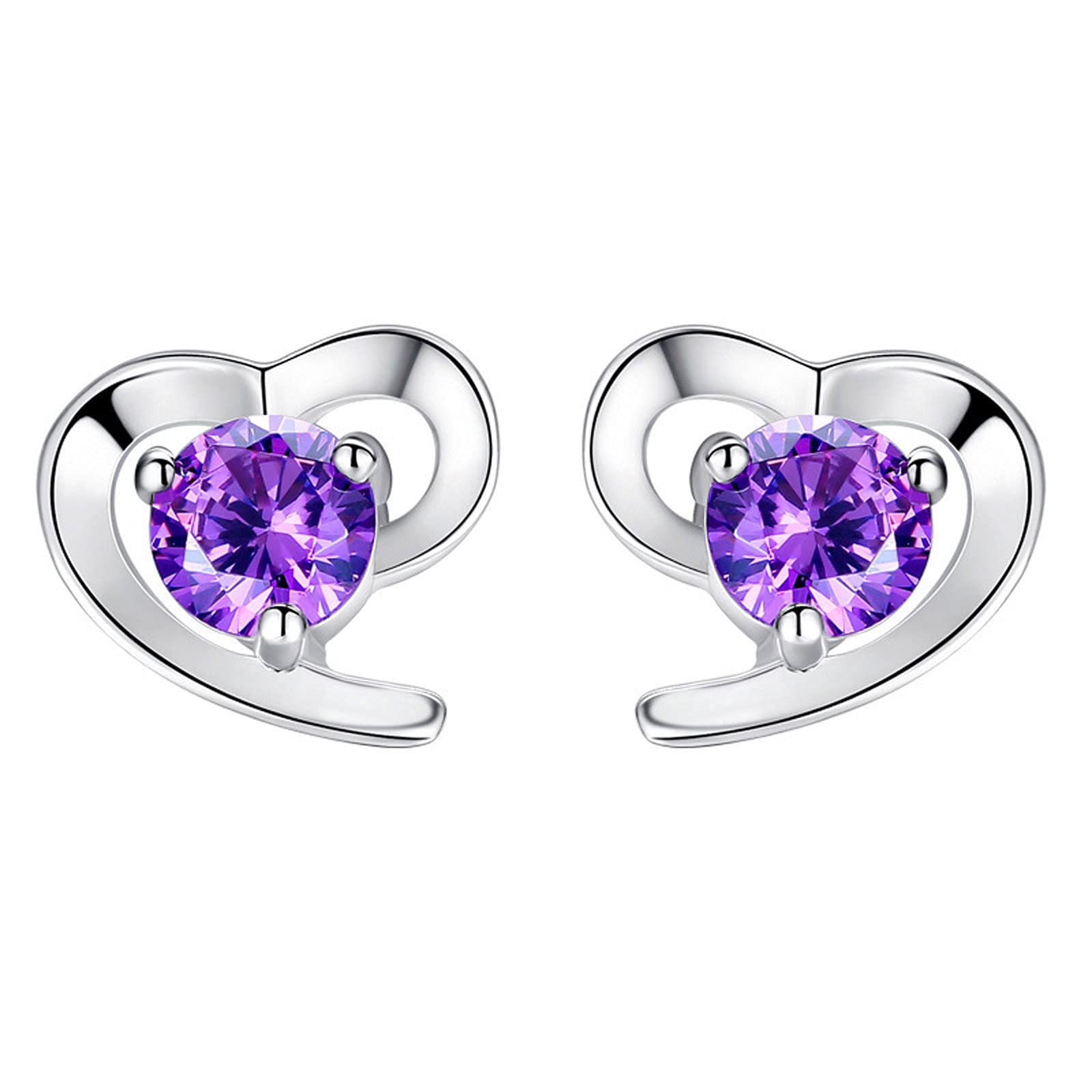 Crystal Stud Earrings for Women - Elegant Wedding Jewelry Gift Set, Perfect for Brides, Babies & Special Occasions
