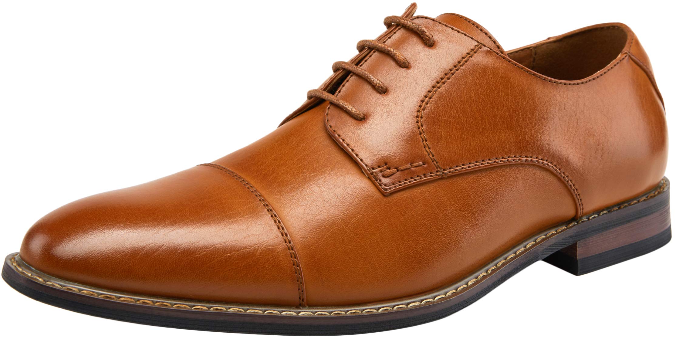 Jousen Men's Dress Shoes - Classic Oxfords for Business & Formal Wear | Modern Derby Style | Perfect for Office, Weddings & Special Occasions