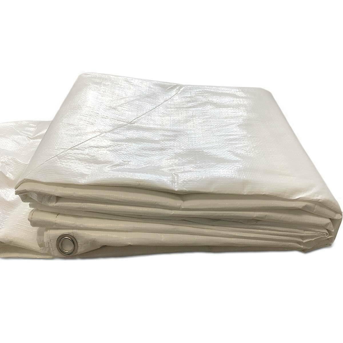 30' x 30' White Canopy Tent Sidewall Kit - Complete Set of 4 Economy Side Walls for 7' Height Party Frame & Outdoor Pole Tents (Tent Not Included) - Perfect for Weddings, Picnics, and Outdoor Events