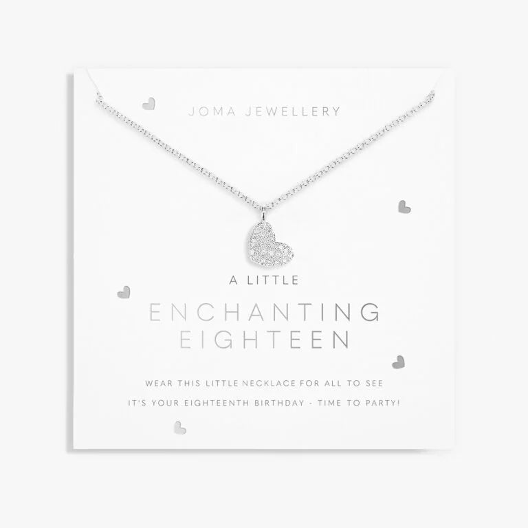 Joma Jewellery Necklace - A Little Enchanting Eighteen | Elegant 18K Gold Plated Pendant Necklace for Women | Perfect for Date Night, Anniversary Gifts & Special Occasions