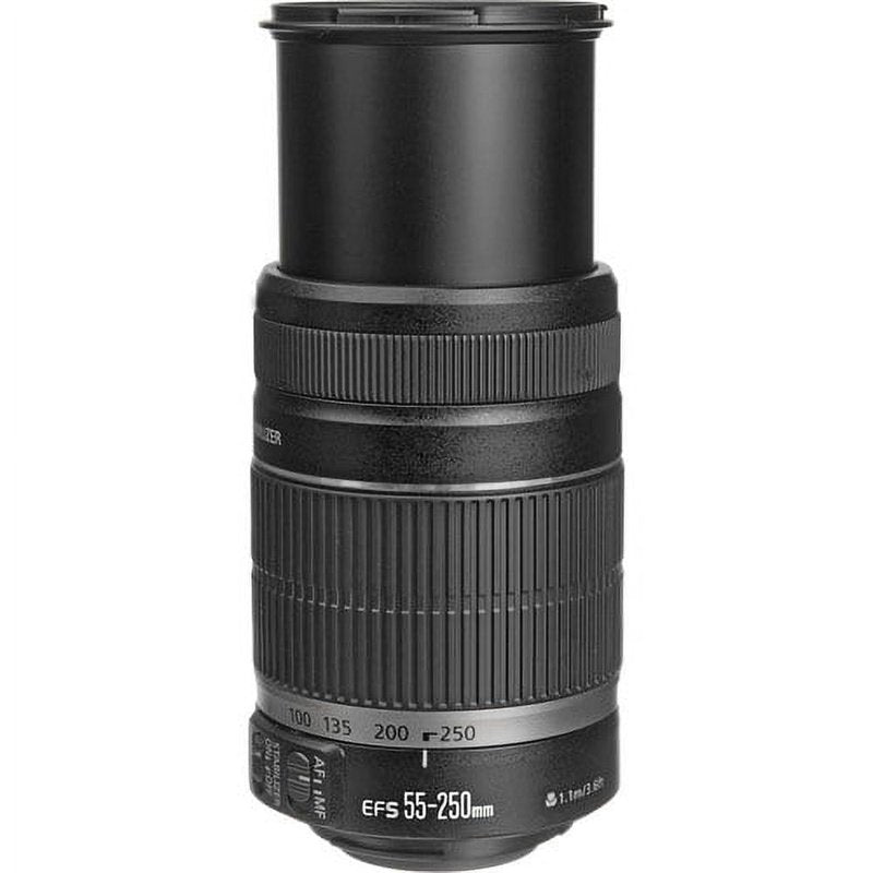 Canon EF-S 55-250mm f/4.5-5.6 IS II Telephoto Zoom Lens for DSLR Cameras - Perfect for Wildlife, Sports & Travel Photography