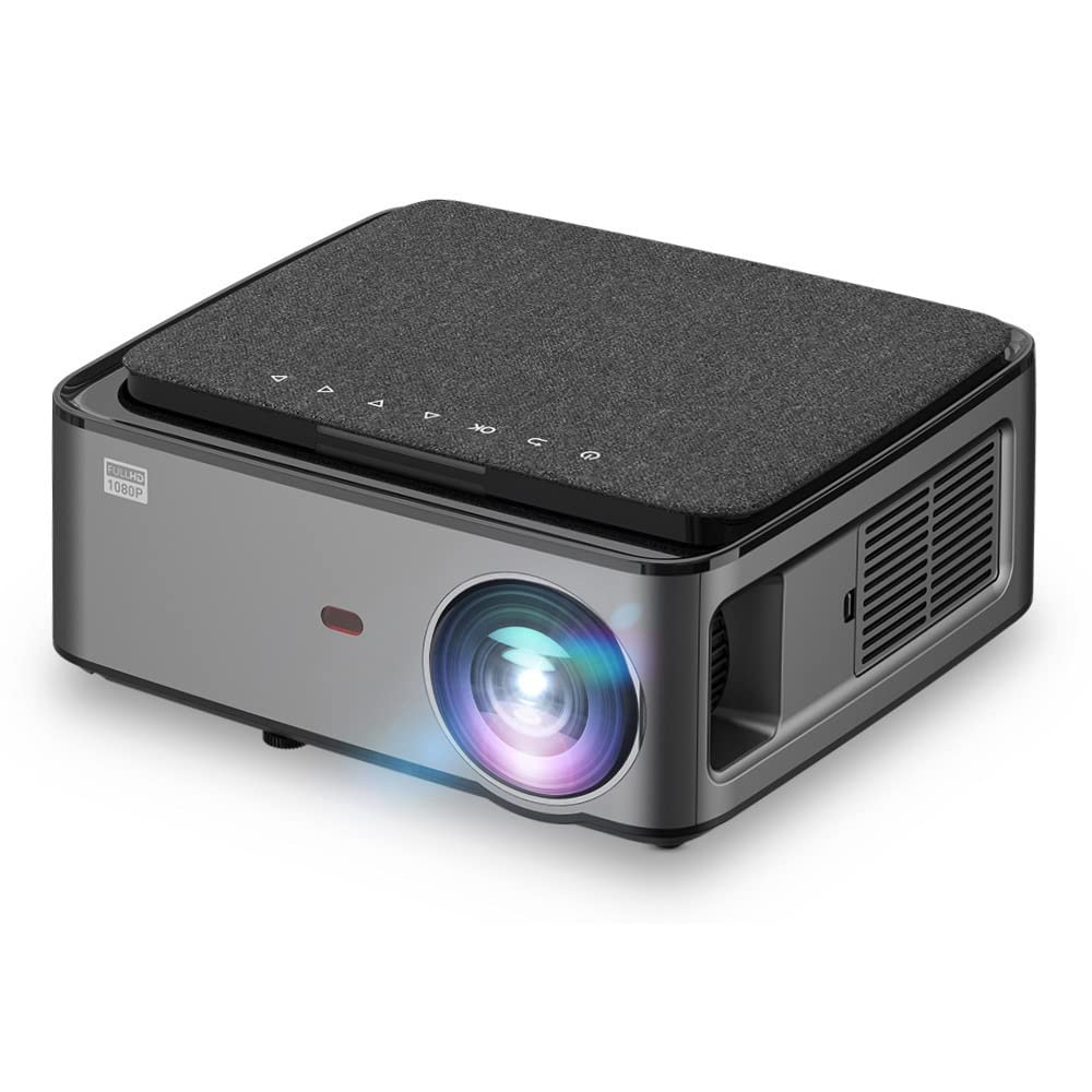 PHAVEA Android 9.0 WiFi Projector - 1080P Full HD Portable Movie Projector with 6500 Lumens, 40° Keystone Correction & Zoom - 100 Inch Display for Home Theater, Outdoor Movies, Gaming & Business Presentations