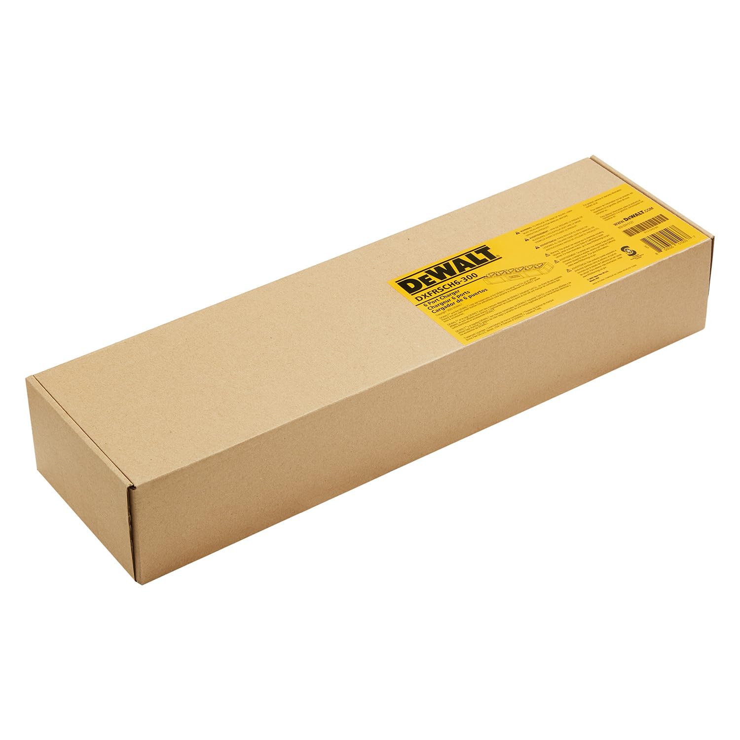 DEWALT DXFRS300 6-Port Gang Charger for DXFRS 300 Walkie Talkie Two-Way Radios | Fast Charging Station | Ideal for Construction Sites, Warehouses & Security Teams (DXFRSCH6-300)