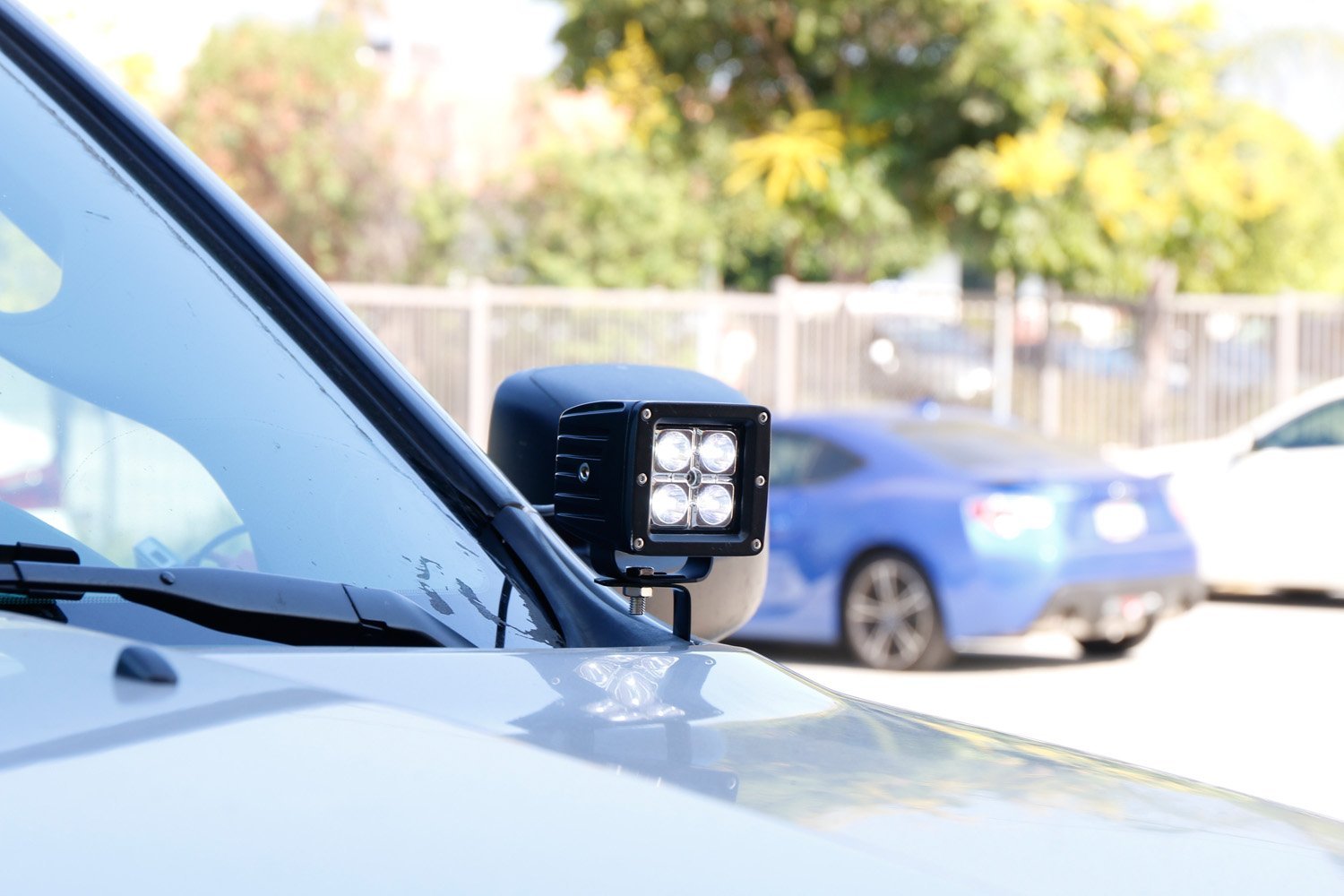 40W CREE LED Pods with A-Pillar Brackets & Wiring Kit for 2009+ Dodge RAM 1500/2500/3500 - Off-Road Lighting, Fog Lights, Truck Accessories