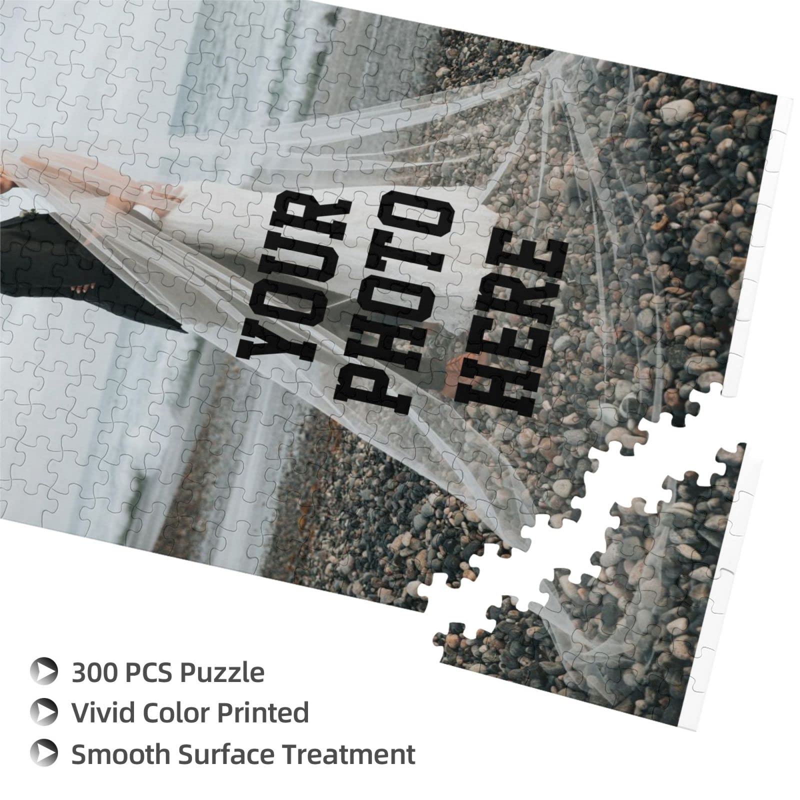 300/500/1000 Pcs Custom Photo Puzzle - Personalized Jigsaw Puzzle with Your Image or Text - Unique Gift for Adults & Teens - Perfect for Birthdays, Anniversaries, Family Gifts & Home Decor