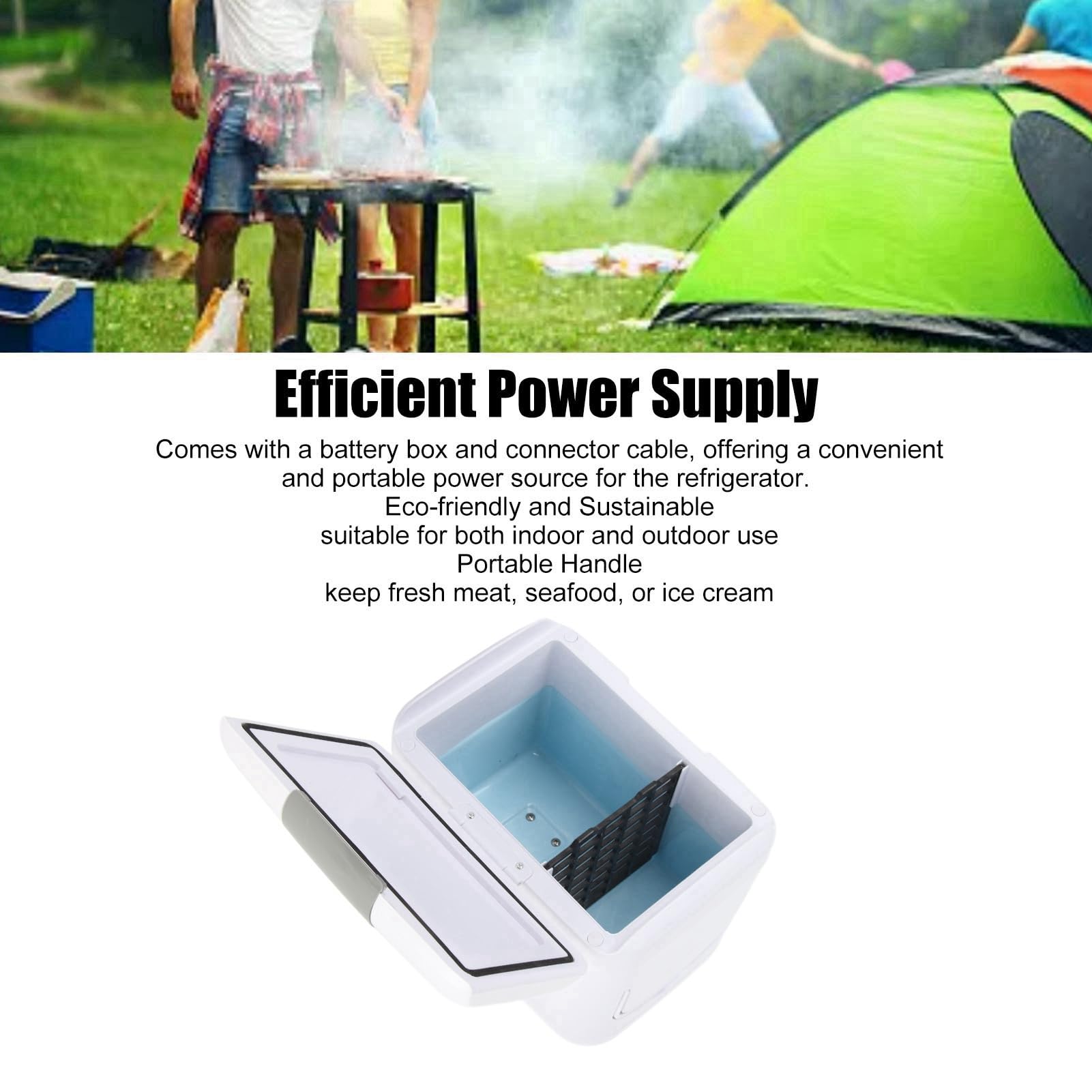 50W Monocrystalline Solar Panel Kit with Battery Box & Connector Cable - Portable Power Supply for Refrigerators, Camping Fridges - Perfect for RV, Truck, Boat, Tailgating & Outdoor Adventures
