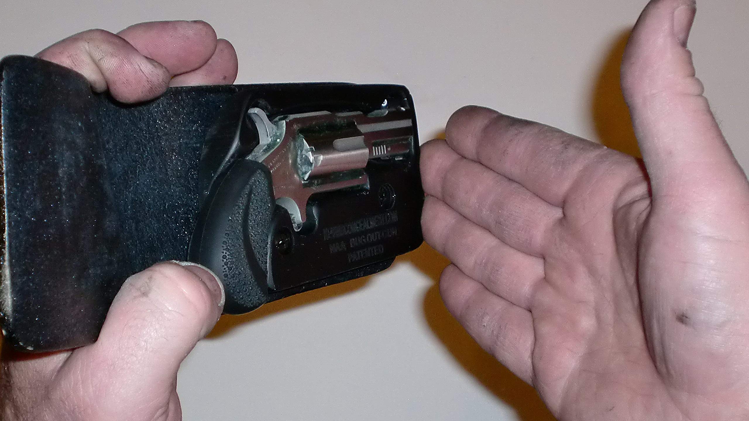 NAA Bug Out Gun Concealment Wallet Holster - Compact & Secure Hidden Carry for Self Defense - Perfect for Travel, Hiking, and Everyday Protection