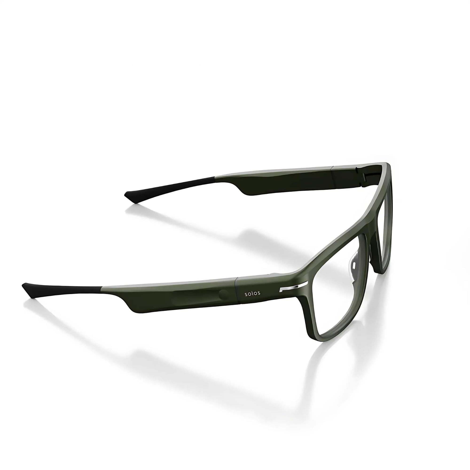 SOLOS Smart Glasses AirGo™ 3 Argon X - Metallic Gray Bluetooth Sunglasses with ChatGPT, Stereo Speakers & Blue Light Blocking | USB-C Charging | iOS/Android Compatible | Perfect for Workouts, Driving & Digital Detox