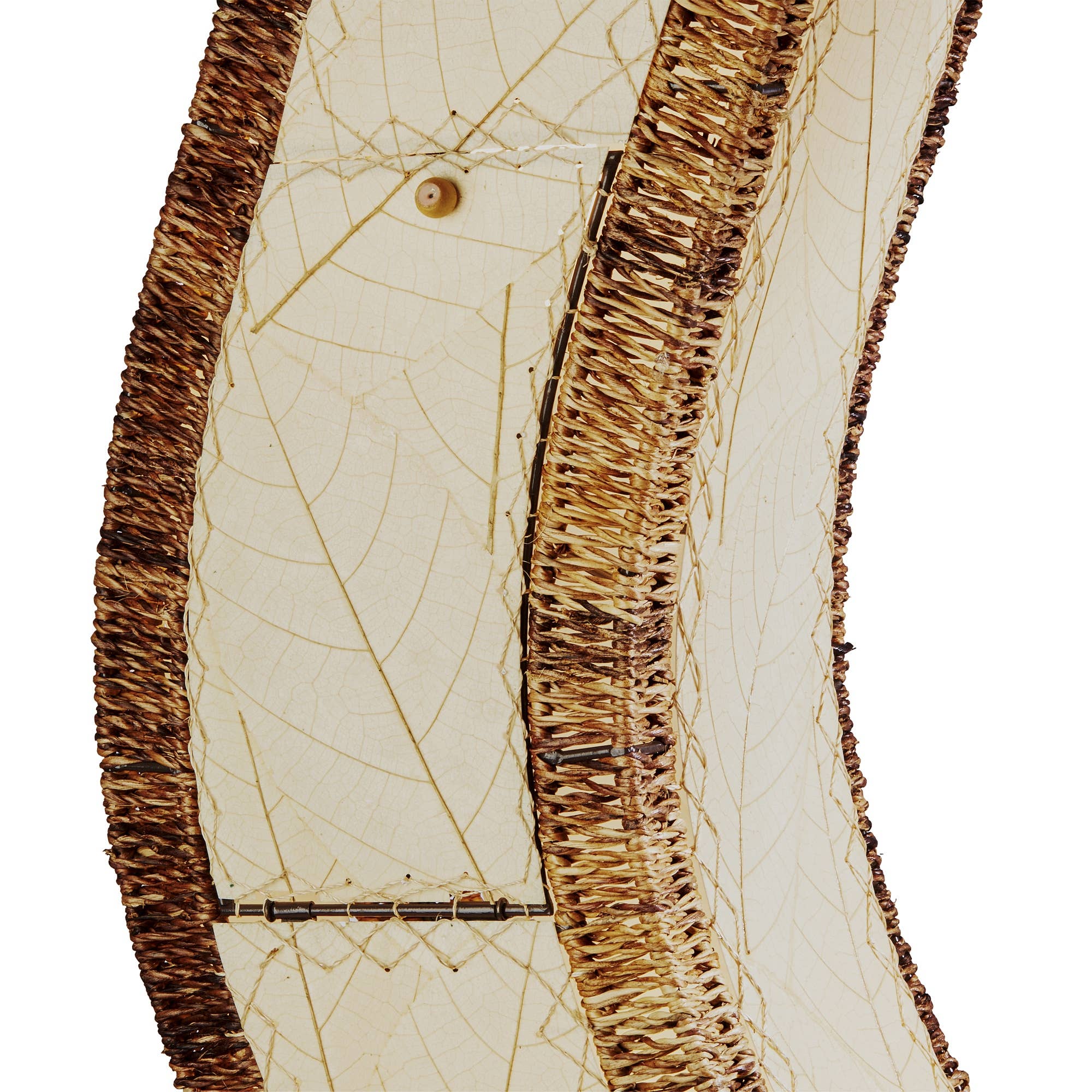 Wave Giant Floor Lamp - Natural Wood Modern Standing Light for Living Room, Bedroom & Office - Bright LED Lighting for Home Decor & Ambience