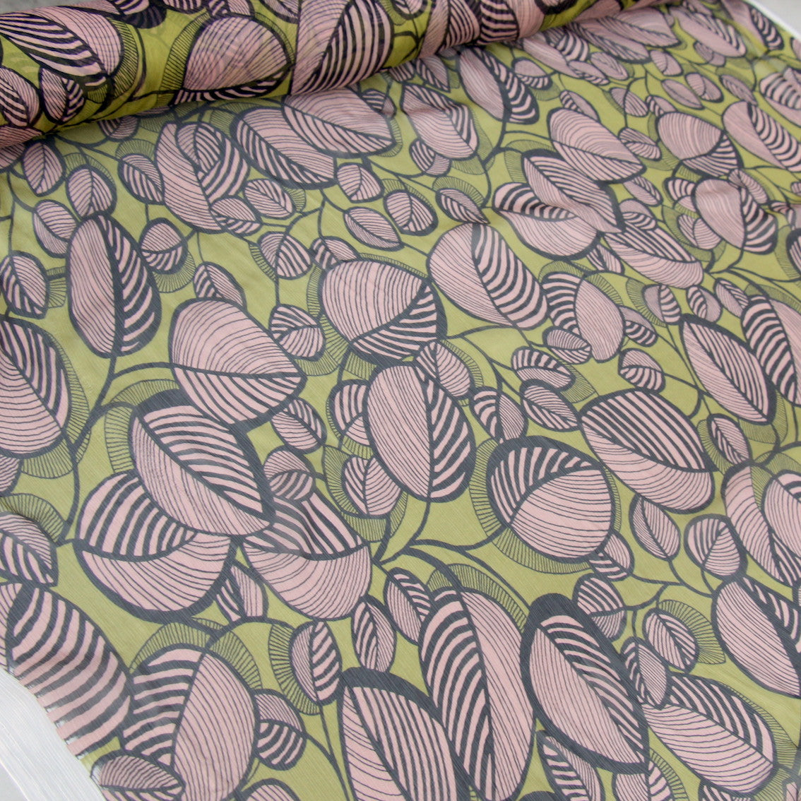 Pink Crinkle Chiffon Fabric - Soft Flowy Material for Dresses, Scarves & DIY Fashion Projects | Perfect for Evening Gowns, Blouses & Home Decor