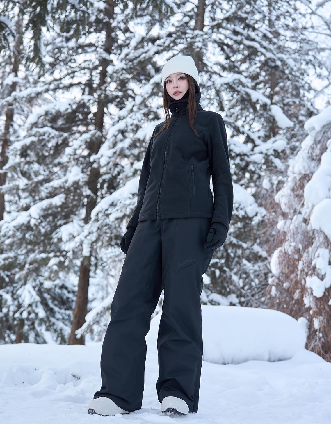 **Waterproof Insulated Snow Pants for Skiing & Snowboarding - Windproof Winter Pants for Men & Women - Warm Baggy Hiking Pants for Outdoor Activities**    *(Use for skiing, snowboarding, hiking, and cold-weather adventures!)*