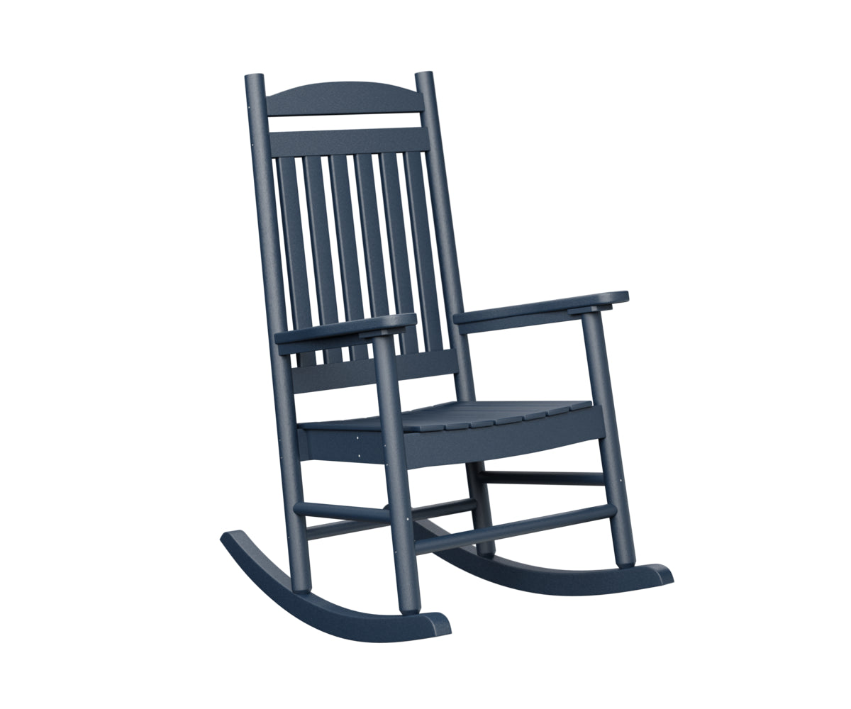 Berlin Gardens Porch Rocker - Classic Wooden Rocking Chair for Outdoor Patio, Garden & Front Porch - Perfect for Relaxing, Reading & Enjoying Nature