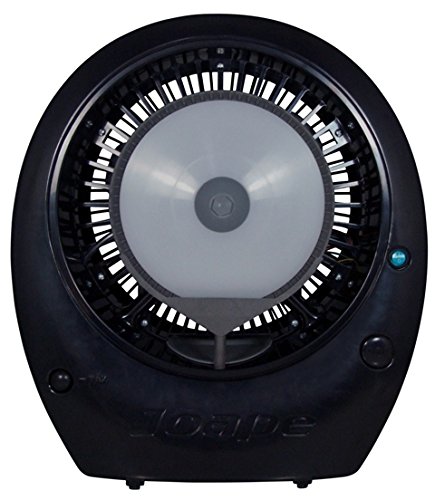 Joape Bob EcoJet Black Tabletop Misting Fan - Portable Cooling Fan for Home, Office, Patio & Outdoor Use