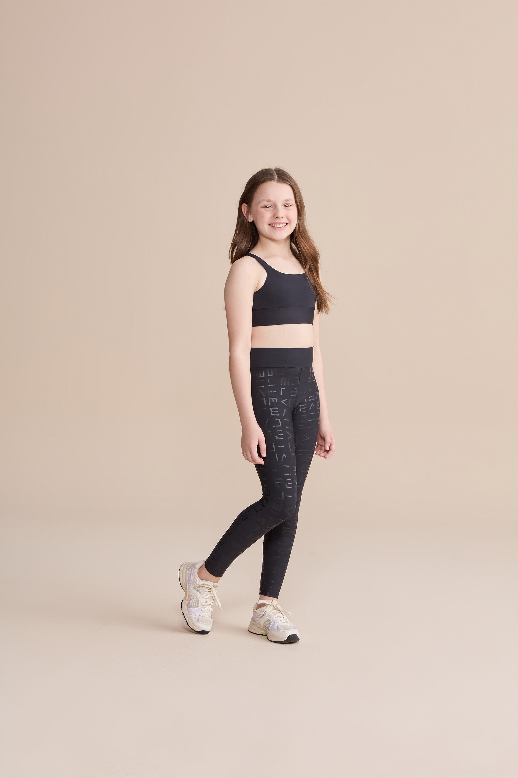 Move Sense® Kids Sports Bra for Girls - Breathable Comfort Support for Running, Yoga & Active Play - Perfect for School PE & Outdoor Activities