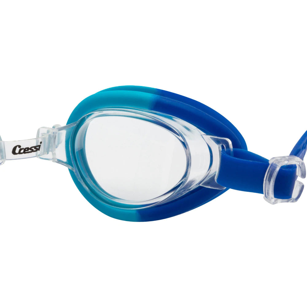 Cressi Starfish Snorkeling Fins - Blue/Azure - Comfortable & Durable for Scuba Diving, Swimming & Beach Activities