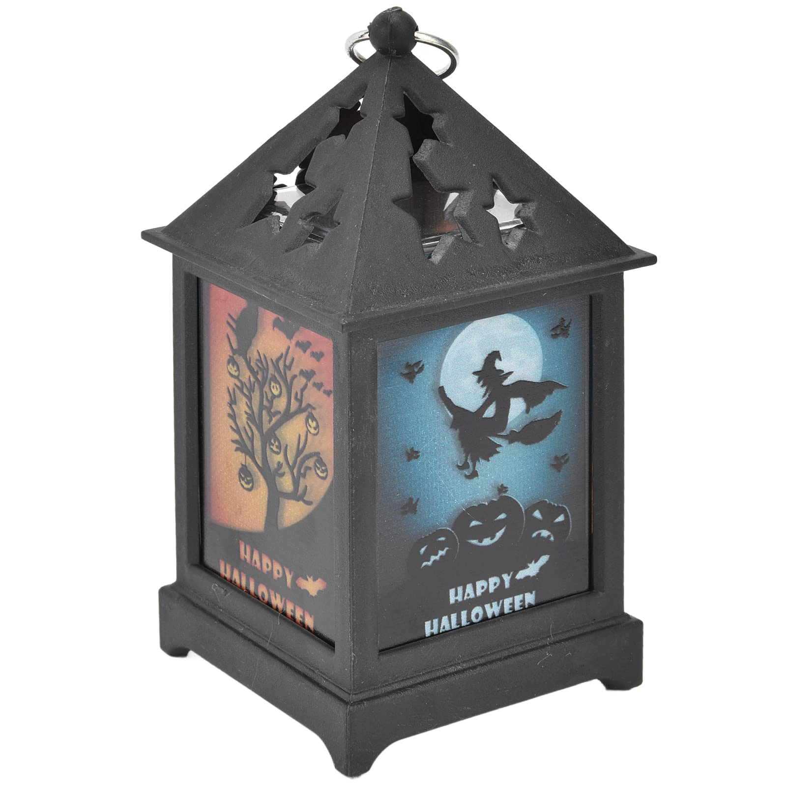 LED Flame Lamp - Safe Portable Flashing Halloween Light for Party Decorations, Home & Festival (Witch Theme) | Perfect for Halloween Parties, Home Decor & Spooky Atmosphere