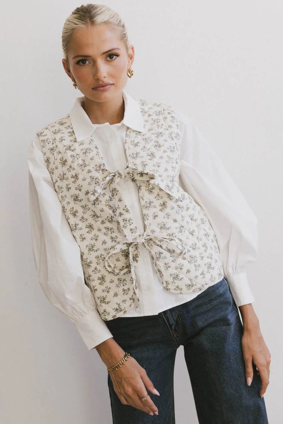 Leani Button Up Shirt for Women - Stylish & Comfortable Blouse - Final Sale - Perfect for Office, Casual Outfits & Layering