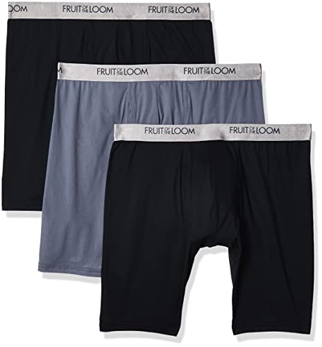 Long Leg - 3 Pack - Black/Gray