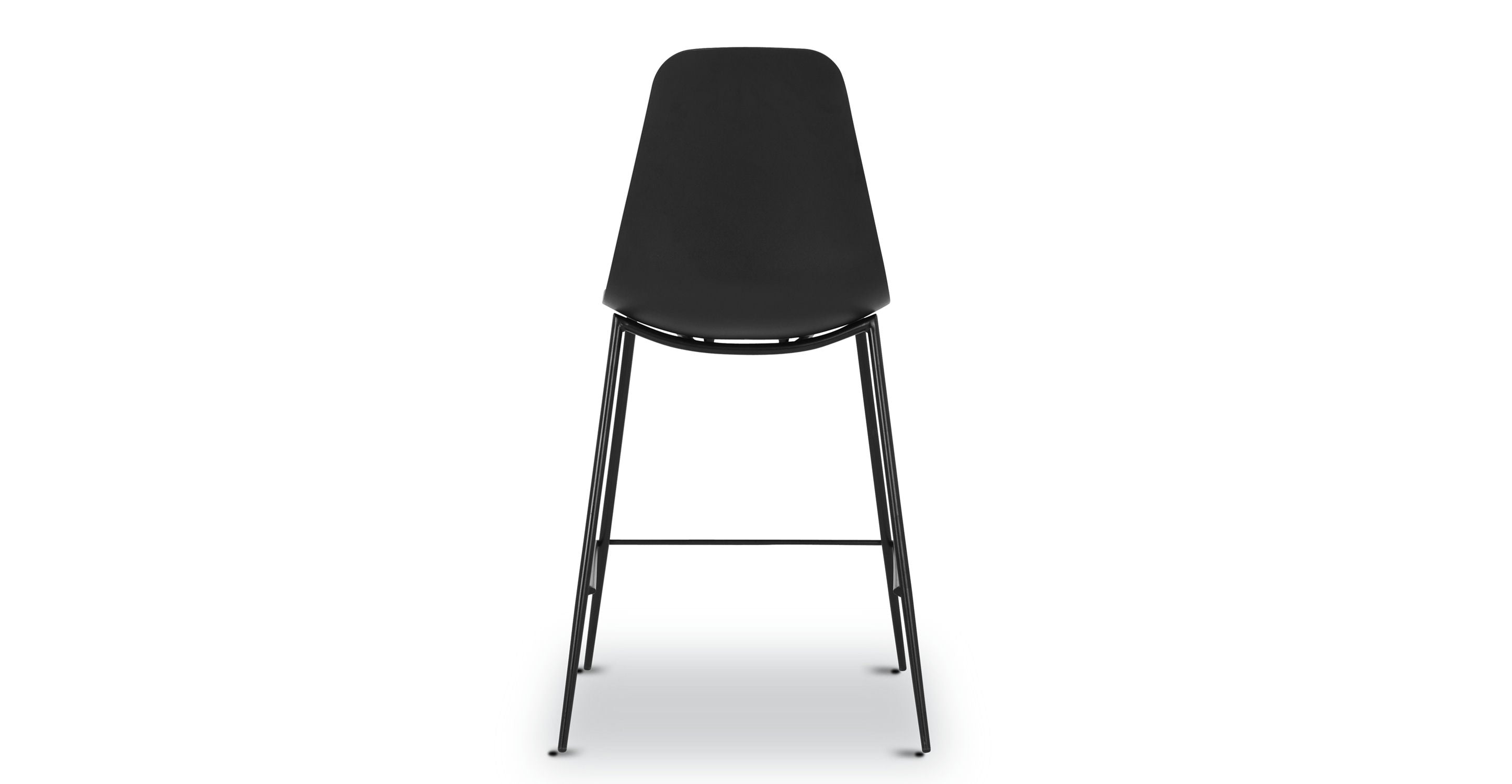 Isla Counter Height Stool - Adjustable Bar Stool with Backrest, Modern Kitchen Island Stool for Dining & Breakfast Nook, Perfect for Home, Cafe & Restaurant Use
