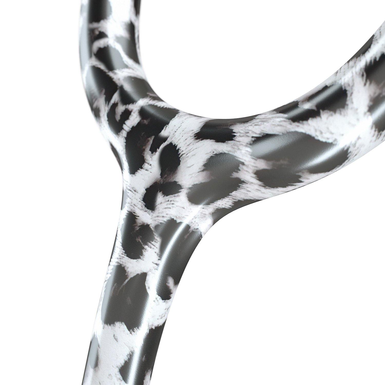 Premium Titanium Cardiology Stethoscope - Snow Leopard & Rose Gold Design | Ideal for Medical Professionals, Nurses & Students | Perfect for Hospital, Clinic & Home Use