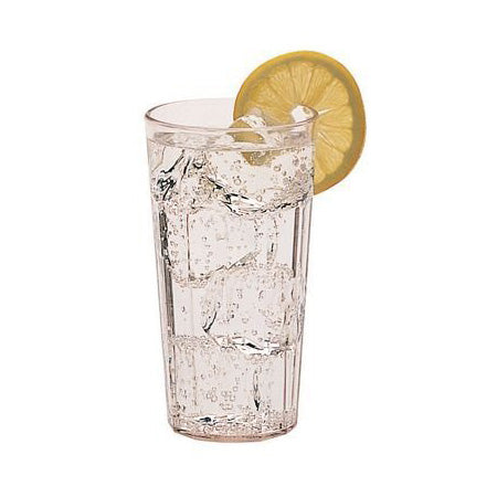 Cambro NT16152 16.4 oz Clear Newport Tumbler - Durable Plastic Drinking Cup for Coffee, Tea, and Beverages - Perfect for Restaurants, Cafes, and Home Use