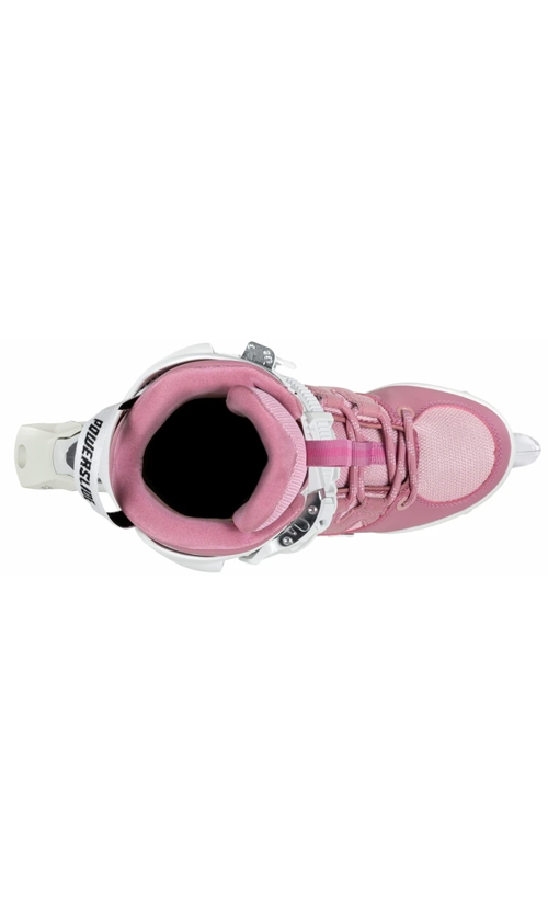 Powerslide Phuzion Argon 100 Women's Inline Skates - Rose Pink - Comfortable Fitness & Recreational Roller Skates for Outdoor & Indoor Use