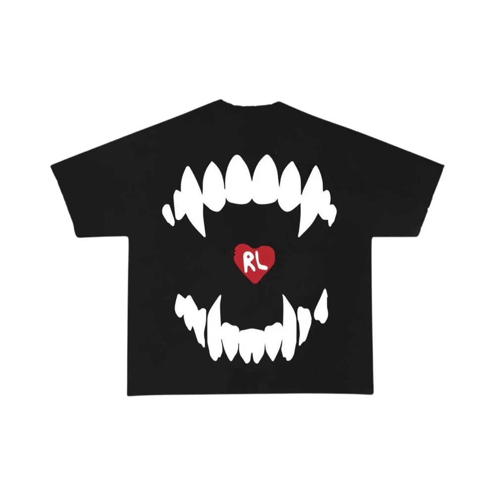 Red Letters Red Bites Tee - Trendy Graphic T-Shirt for Men & Women - Perfect for Casual Wear, Street Style & Everyday Outfits