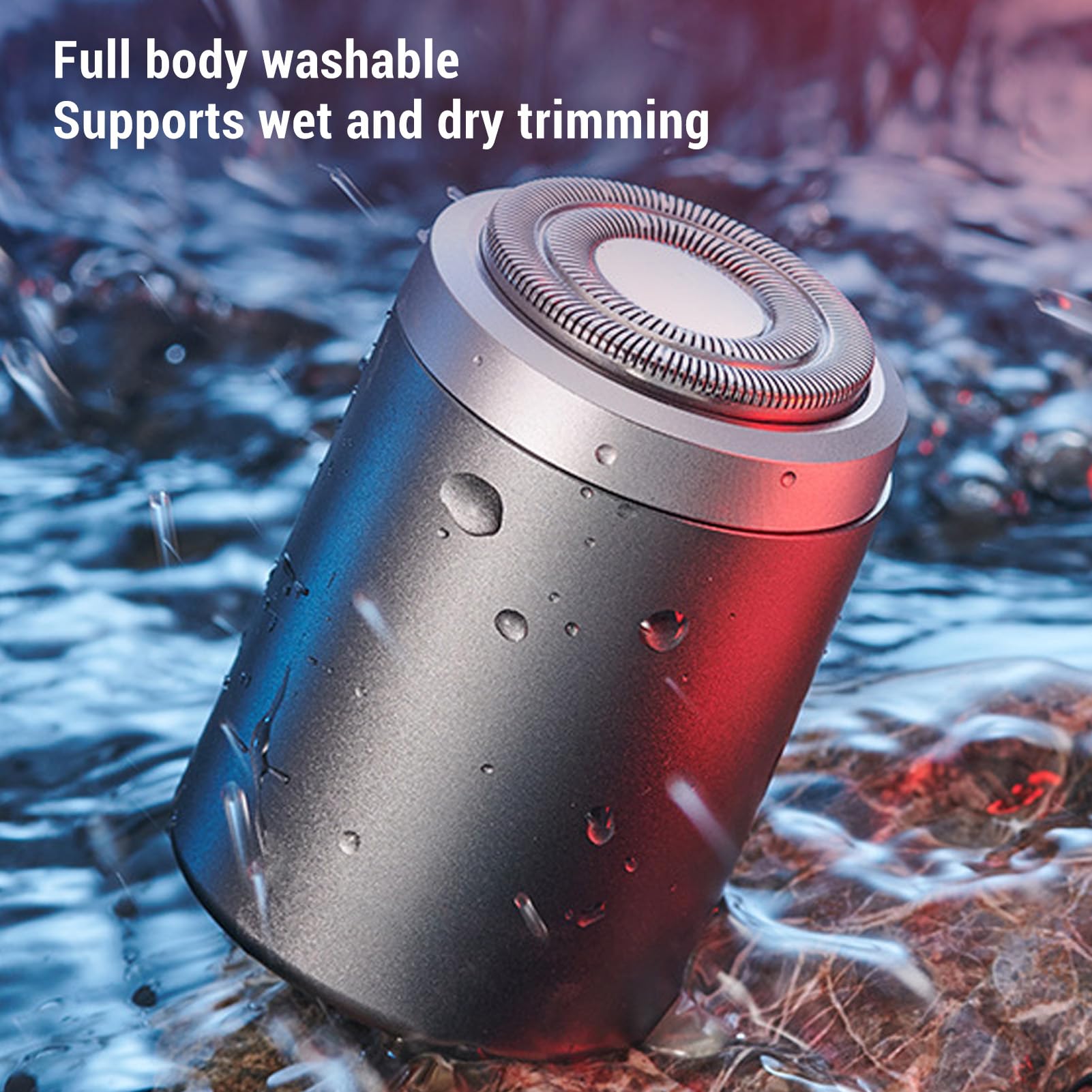 Best Rechargeable Electric Razor for Men - Waterproof Cordless Shaver with Fast Charging, Portable Travel Trimmer for Business Trips & Grooming On The Go
