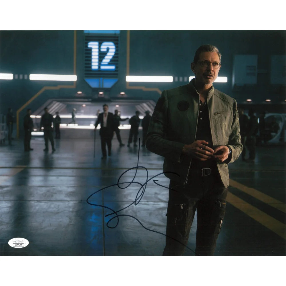 Jeff Goldblum Autographed 11x14 Photo with JSA COA - Independence Day: Resurgence Signed Memorabilia - Perfect for Movie Fans, Collectors & Home Theater Decor
