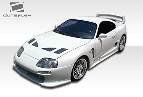 Duraflex TD3000 Wide Body Side Skirts for 1993-1998 Toyota Supra MK4 - 2 Piece Polyurethane Body Kit - Enhance Style & Aerodynamics for Street Racing & Car Shows