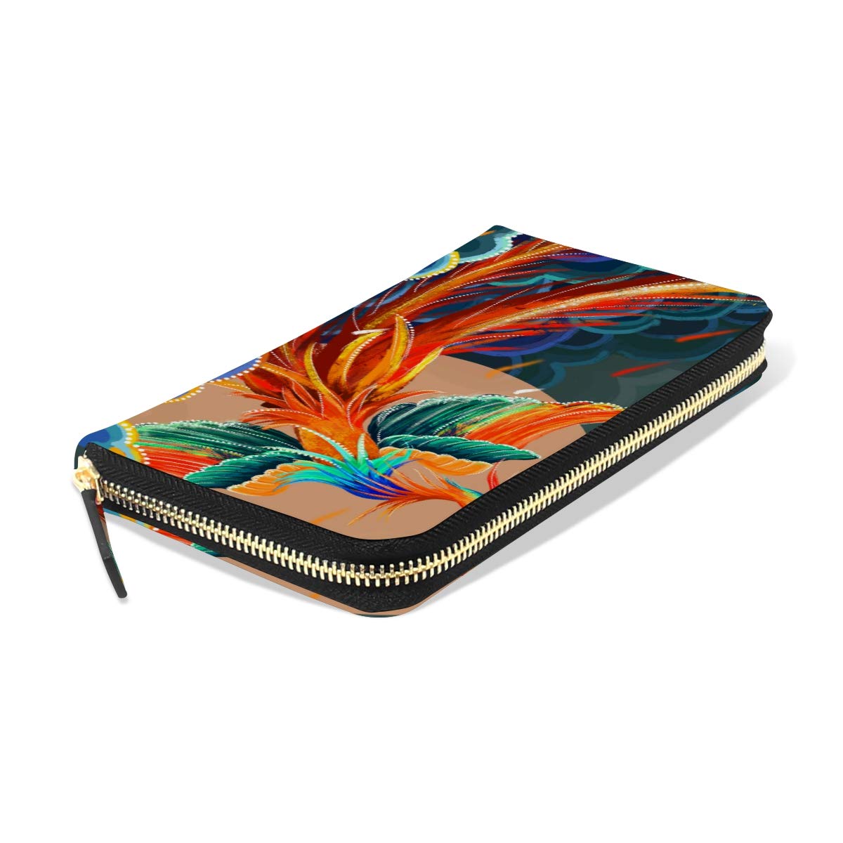 AGONA Women's PU Leather Zip Around Wallet with Card Holder & Phone Pocket - Stylish Long Clutch Purse for Women & Girls - Perfect for Everyday Use, Travel, and Gifts