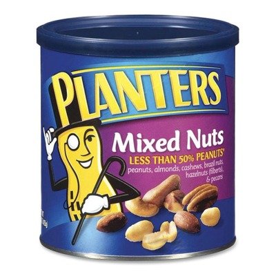Premium Mixed Nuts with Almonds, Cashews & Pistachios - Planters Snack Pack for Office, Travel & Healthy Snacking