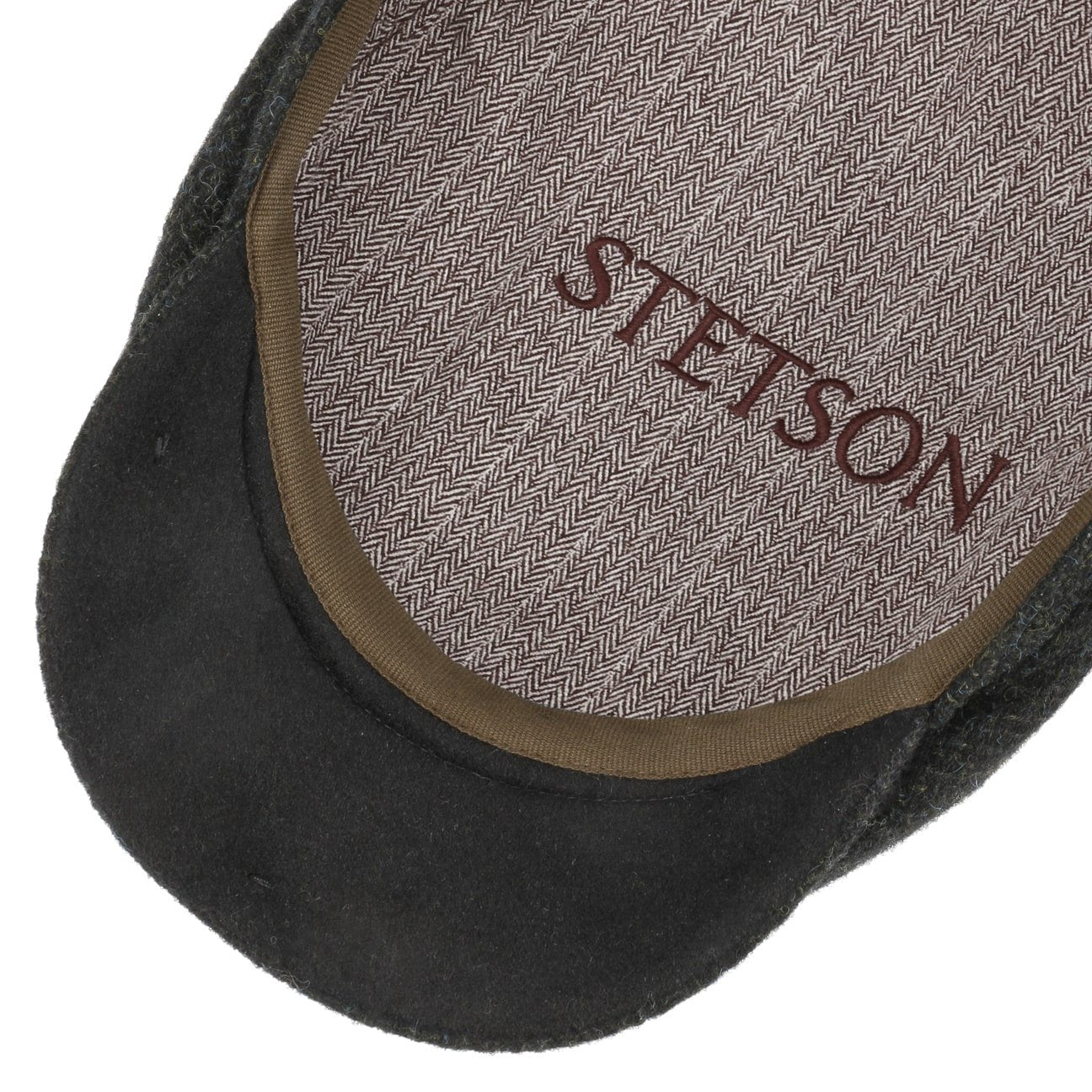 Stetson Belfast Tweed Flat Cap for Men - Classic Irish Wool Driver Hat for Outdoor, Golf, and Casual Wear