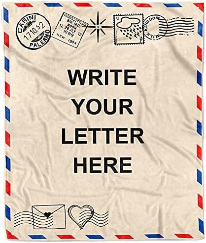 Air Mail Letter Blanket 2