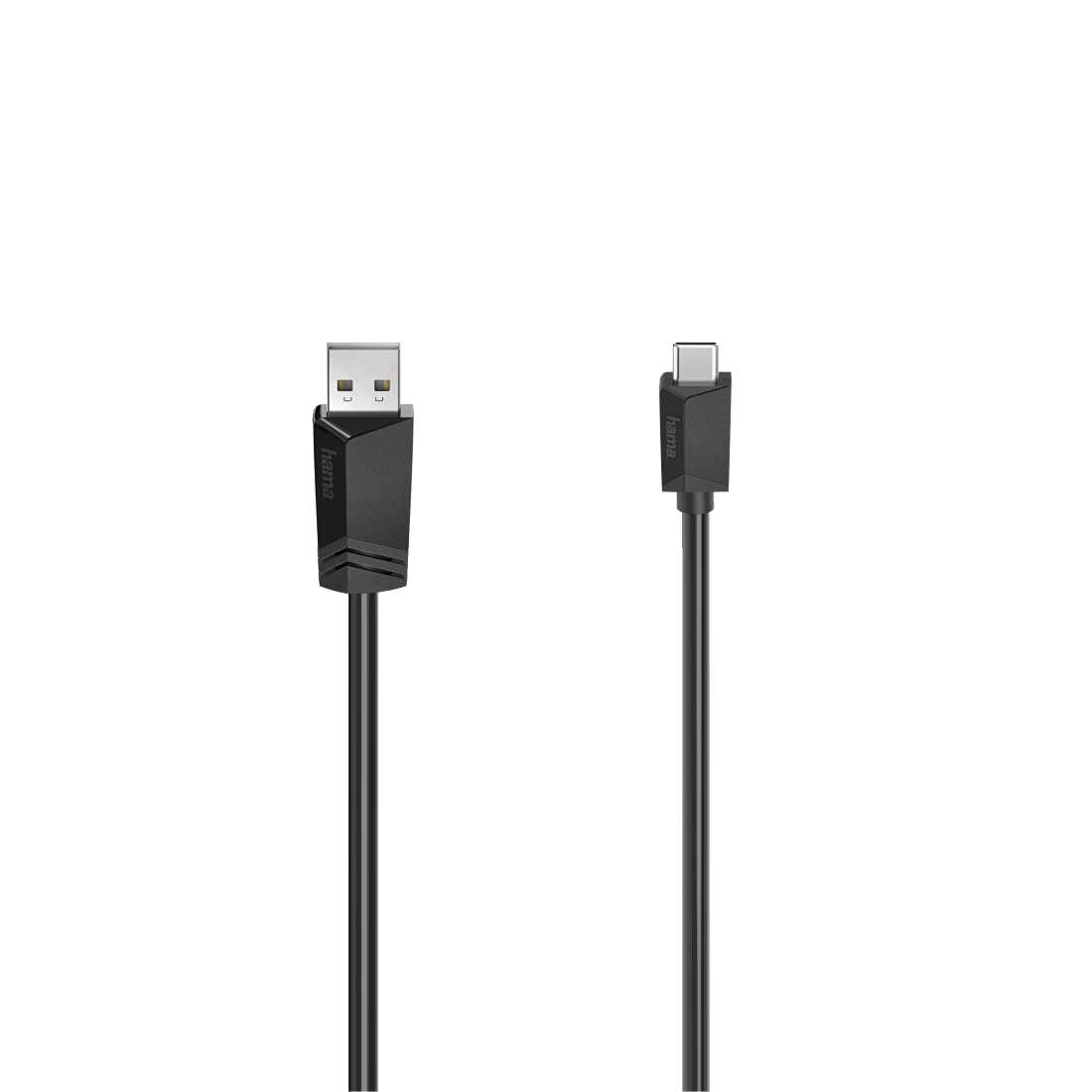 HAMA USB-C to USB-A Cable 3.3ft (1m) - High Speed USB 2.0 Data Sync & Charging Cord for Smartphones, Tablets, Laptops - Compatible with iPhone 15, Samsung Galaxy, MacBook, iPad and More - Perfect for Home, Office & Travel Use