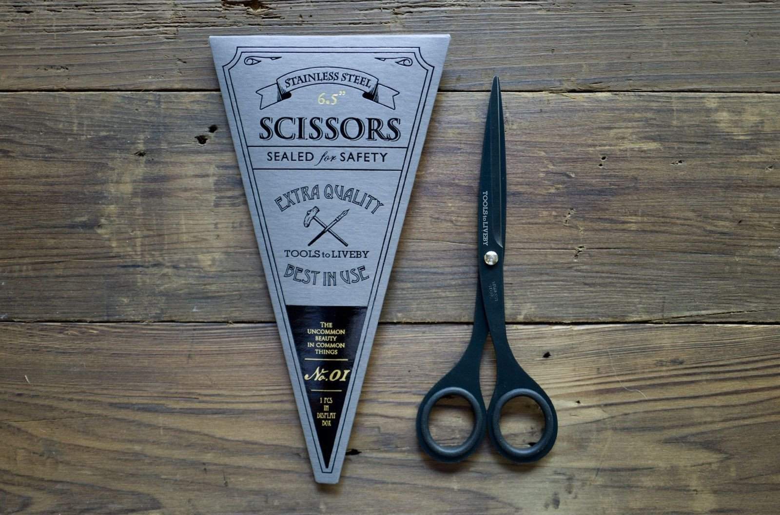 Premium Black Scissors 6.5