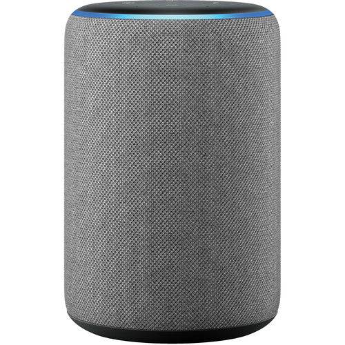 Amazon Echo (3rd Gen) Smart Speaker with Alexa - Heather Gray Fabric Design for Home, Office & Kitchen Use