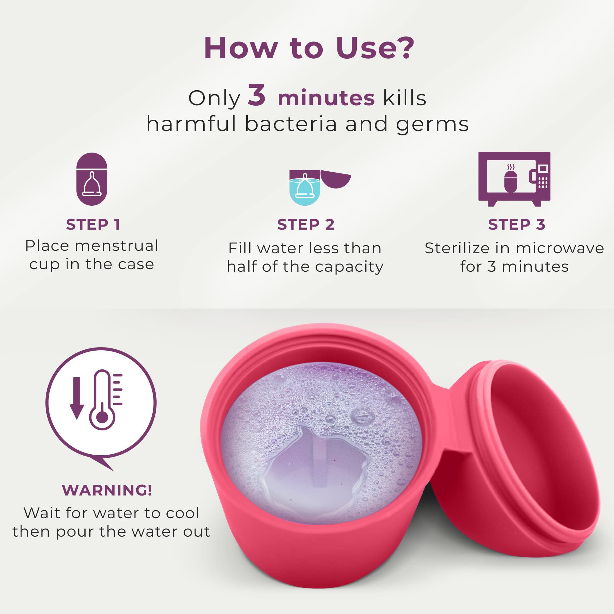 **EcoBlossom Complete Menstrual Cup Kit – Reusable Small & Large Period Cups, Silicone Sterilizer Holder, Cleansing Wash, Water-Based Lube & Easy-Insert Disc Applicator – All-Inclusive Set for Comfortable & Eco-Friendly Period Care**    *(Perfect for Travel, Gym, Swimming & Everyday Use – Leak-Proof & Sustainable Alternative to Pads & Tampons)*