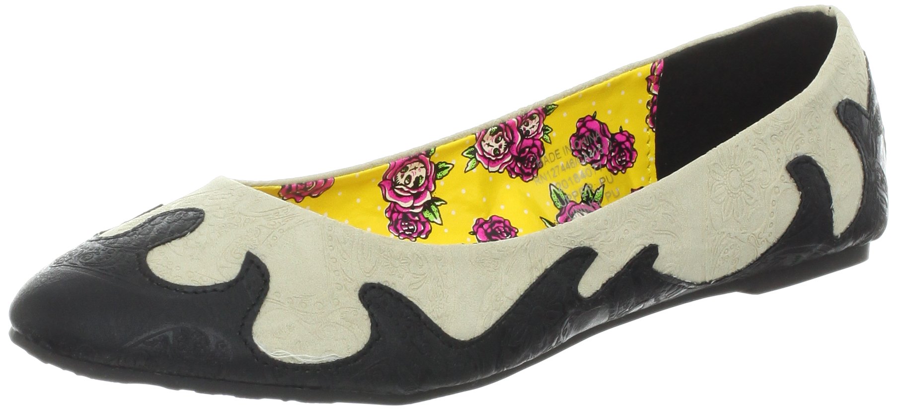 Iron Fist Women's Scary Prairie Ballet Flat Shoes - Gothic Punk Rock Fashion for Women | Perfect for Halloween, Concerts & Alternative Outfits