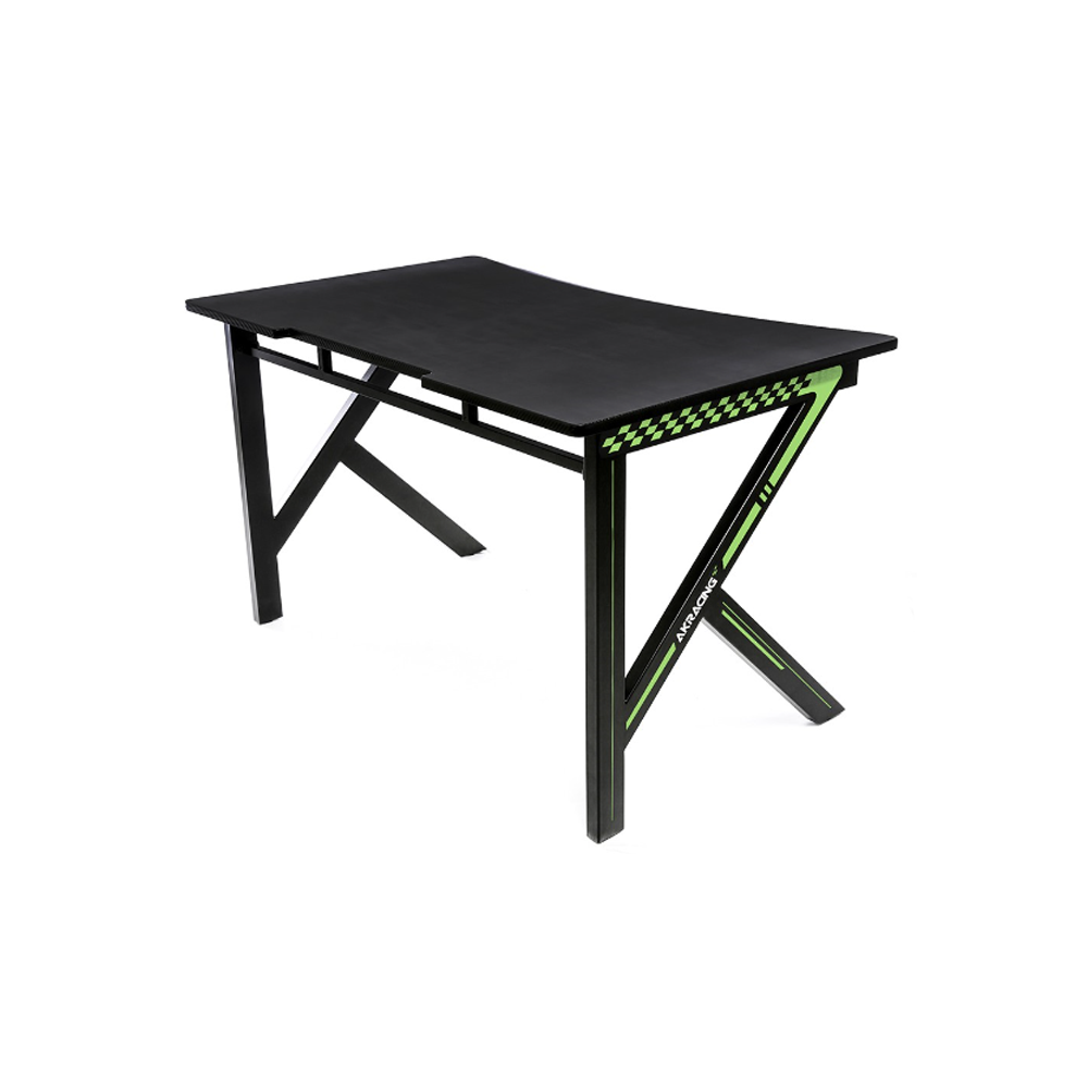 AKRacing Ergonomic Gaming Desk - Green Computer Desk for PC & Console Gamers - Perfect for Home Office, Streaming & Esports Setup