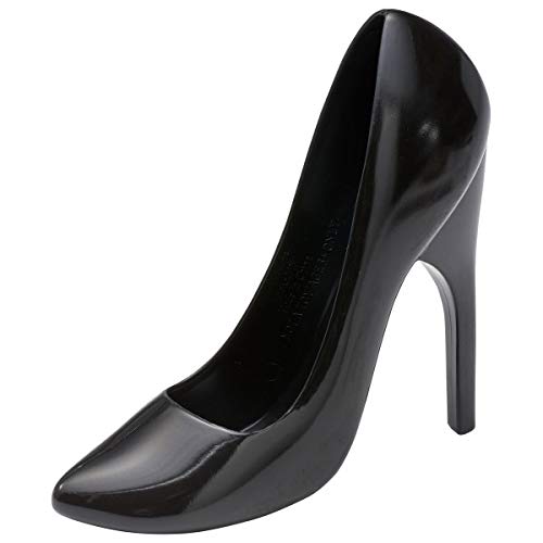 Elegant Black Shoe Cake Topper for Wedding, Birthday & Anniversary Celebrations - Perfect for Bakers and Party Decorations (Model 37925)