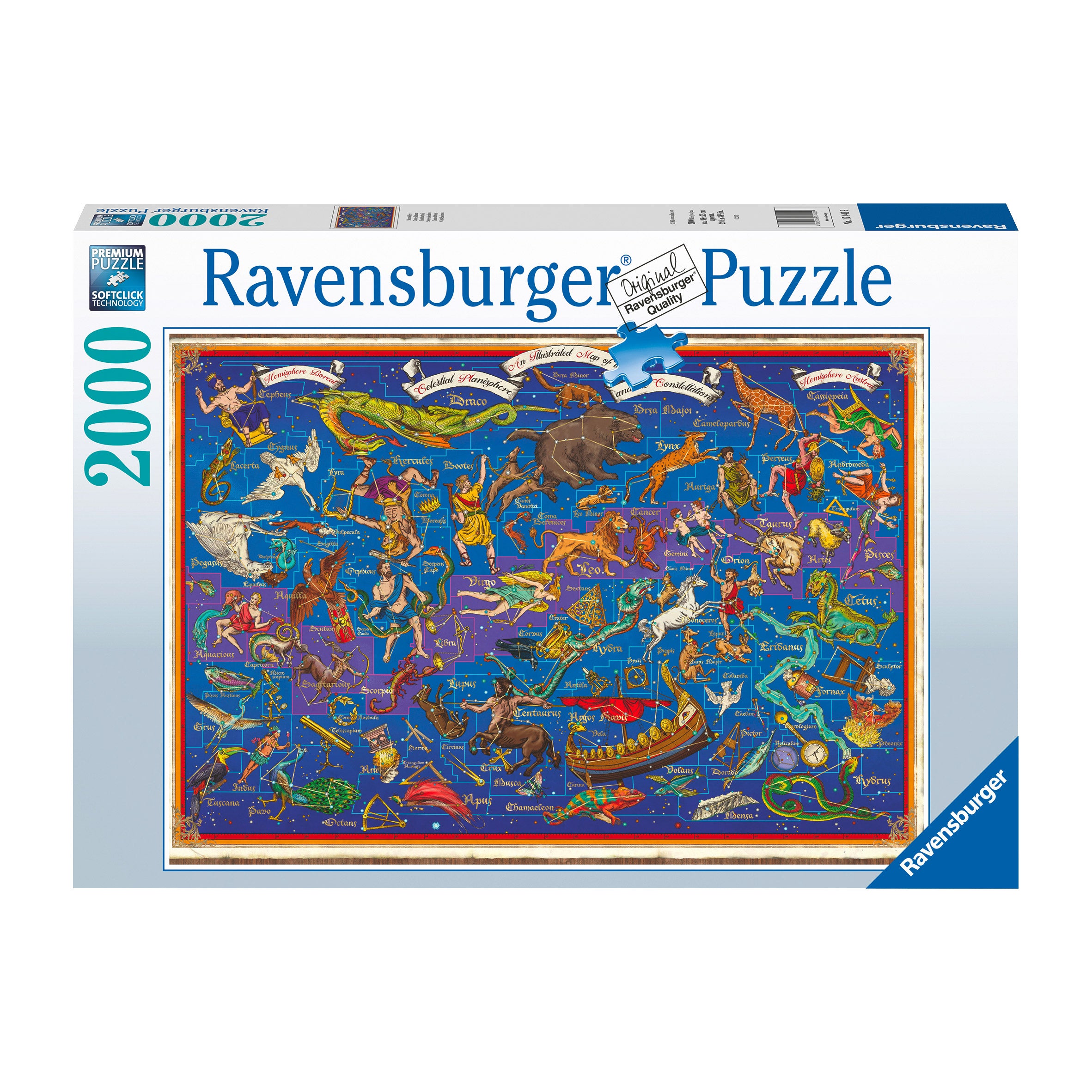 2000-Piece Adult Constellation Puzzle – Challenging Astronomy Jigsaw for Relaxation & Home Decor | Perfect for Stargazers & Puzzle Enthusiasts